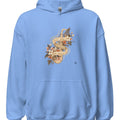 JAZZ SOUL RUNS THROUGH ME | Cozy Saxophone Hoodie - accurate print preview