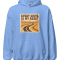 EVERY DRIVE IS MY RESET | Cozy Hoodie for Car Enthusiasts - accurate print preview