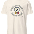EARNED THIS MOMENT FAIR AND SQUARE | Honor Roll Graduation T-Shirt - accurate print preview