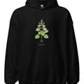 Lemon Balm Botanical Art Hoodie | Vintage Elegance for Nature Lovers - accurate print preview