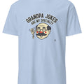 GRANDPA JOKES ARE MY SPECIALTY | Funny Grandpa T-Shirt - accurate print preview