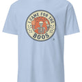 I CAME FOR THE BOOS | Funny Skeleton Humor T-shirt - accurate print preview