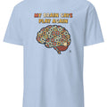 MY BRAIN SAYS PLAY AGAIN | Funny Gaming T-Shirt - accurate print preview