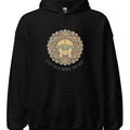 LESS TALK MORE TOP OUT | Funny Rock Climbing Hoodie - accurate print preview