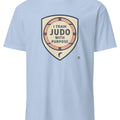 I TRAIN JUDO WITH PURPOSE | Funny Judo T-Shirt - accurate print preview