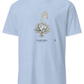 Echeveria Botanical Art T-Shirt | Vintage Botanical Elegance - accurate print preview