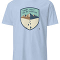 SNOWY TRAILS ARE MY TRADITION | T-shirt for Nature Lovers - accurate print preview