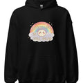 LIVING LIFE IN FULL COLOR | Fun Hoodie for Tattoo Lovers - accurate print preview