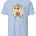 BACKBEAT BUILDER ON EVERY SONG | Funny Drummer T-shirt - accurate print preview
