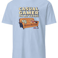 CASUAL GAMER ON MY TERMS | Funny T-shirt for Casual Gamers - accurate print preview