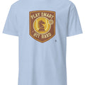 PLAY SMART HIT HARD | Funny Tennis T-Shirt - accurate print preview