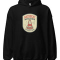 BACKBEAT BUILDER ON EVERY SONG | Funny Hoodie for Drummers - accurate print preview