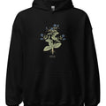 Borage Botanical Art Hoodie | Vintage Herb Illustration - accurate print preview