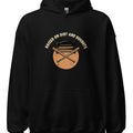 RAISED ON DIRT AND DUGOUTS | Cozy Softball Hoodie - accurate print preview