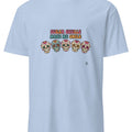 SUGAR SKULLS MAKE ME SMILE | Fun Day Of The Dead T-shirt - accurate print preview