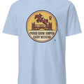 PROUD SHOW JUMPER EVERY WEEKEND | Equestrian T-Shirt for Riders - accurate print preview
