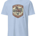 HEART RACING HOOVES THUNDERING HOME | Fun Barrel Racer T-Shirt - accurate print preview