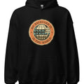 MY BACKYARD IS THE WORLD | Travel Adventure Hoodie - accurate print preview