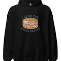 I CAME FOR HYGGE SNACKS | Cozy Scandinavian Hoodie - accurate print preview