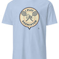 I PLAY BADMINTON | Funny Badminton T-Shirt - accurate print preview