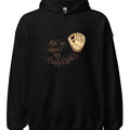 ASK ME ABOUT MY CURVEBALL | Fun Baseball Hoodie - accurate print preview