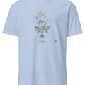 Valerian Botanical Art T-Shirt | Vintage Illustration of Valeriana Officinalis - accurate print preview