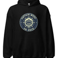 CAPTAIN MODE ON DECK | Fun Hoodie for Boating Lovers - accurate print preview