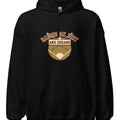 RAISED ON DIRT AND DREAMS | Cozy Baseball Hoodie - accurate print preview