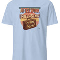 AFTER WORK I PRESS START | Funny Casual Gamer T-Shirt - accurate print preview