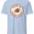 MADE OF RUGBY HEART | Funny Rugby T-shirt - accurate print preview