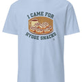 I CAME FOR HYGGE SNACKS | Cozy Scandinavian T-Shirt - accurate print preview