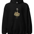 Sempervivum Botanical Art Hoodie | Vintage Succulent Illustration - accurate print preview