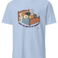 EVERY DAY ENDS IN CAT SNUGGLES | Funny Cat Lover T-Shirt - accurate print preview