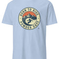 Snowboarding slogan design Born To Ride Powder Days for riders who live for fresh snow and winter mountain trips - accurate print preview