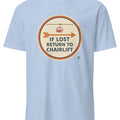 IF LOST RETURN TO CHAIRLIFT | Funny Skiing T-Shirt - accurate print preview