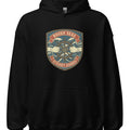 ROUGH SEAS STEADY HANDS | Cozy Hoodie for Boating Lovers - accurate print preview