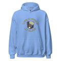 RAISED ON SHUTTLES AND SMASHES | Funny Badminton Hoodie - accurate print preview