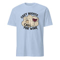 COZY NIGHTS CALL FOR WINE | Cozy Wine Lovers T-Shirt - flat