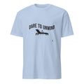 DARE TO UNWIND | Charming Wine Lovers T-Shirt - flat