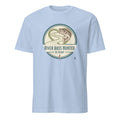 RIVER BASS HUNTER AT HEART | Fun Fishing T-Shirt - flat