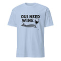OUI NEED WINE | Charming Wine Lover T-shirt - flat