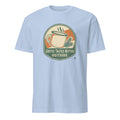 COFFEE TASTES BETTER OUTSIDE | Fun Camping T-Shirt - flat