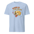 RAISED BY DOG KISSES | Humorous Dog Mom T-Shirt - flat