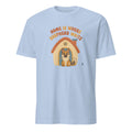 HOME IS WHERE SHEPHERD WAITS | Funny Dog Owner T-shirt - flat