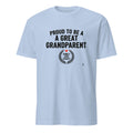 PROUD TO BE A GREAT GRANDPARENT | Humorous T-shirt for Grandparents - flat