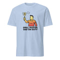 GRILL MASTER DAD ON DUTY | Humorous T-shirt for Dads - flat