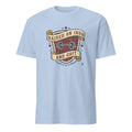 RAISED ON IRON AND GRIT | Humorous Weightlifting T-Shirt