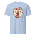 LOVE IS A LONG RIDE | Fun Motorcycle T-Shirt for Biker Dads - flat