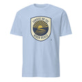 SUNRISE ON THE RIVER HEALS | Relaxing Fishing T-Shirt - flat