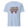 I EARNED THIS CONFIDENCE THE HARD WAY | Motivational T-Shirt - flat